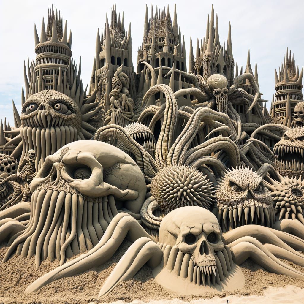 Monster Sandcastle: Art and Fear on the Beach