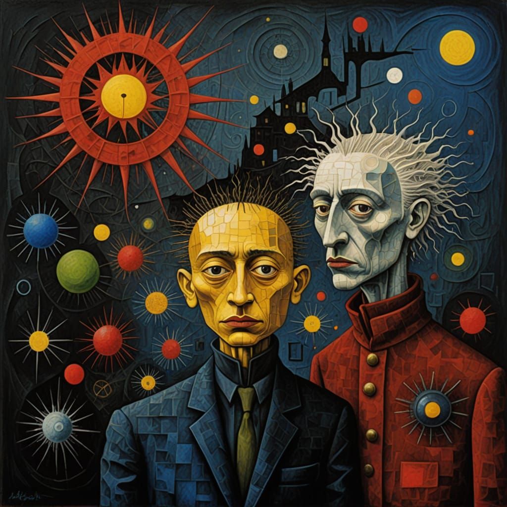 Unpredictable Chaos in Vibrant Colors