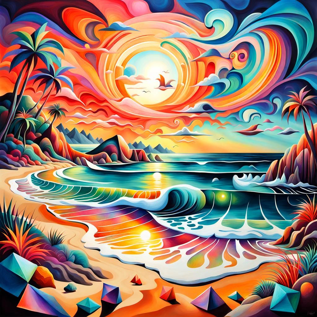 Surreal landscape