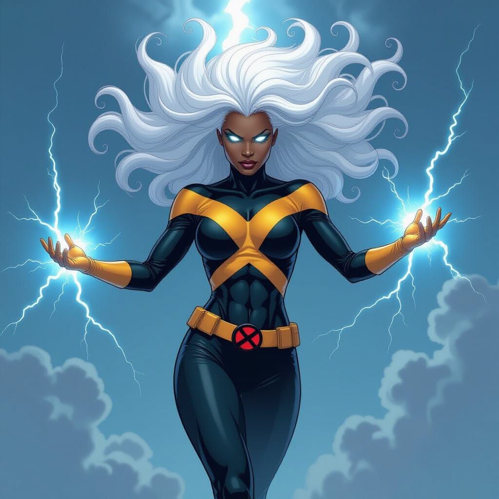 Storm of the X-Men Summons Lightning