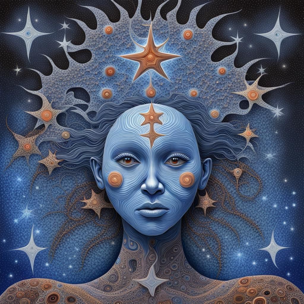 Mother of Creation: Aboriginal-Inspired Cosmic Art