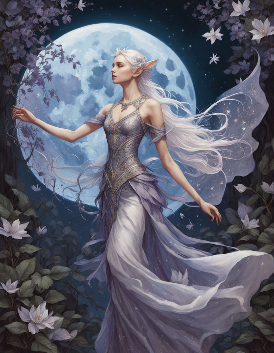 Enchantress of the Feywild in Ethereal Beauty