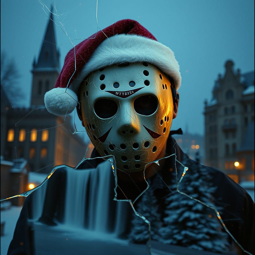 Jason Voorhees in a Winter Wonderland of Shattered Glass and...