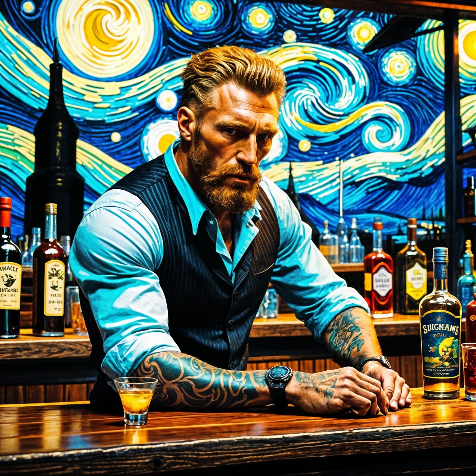 Something's bothering you? Ok, let me pour you a drink and lend you an ear