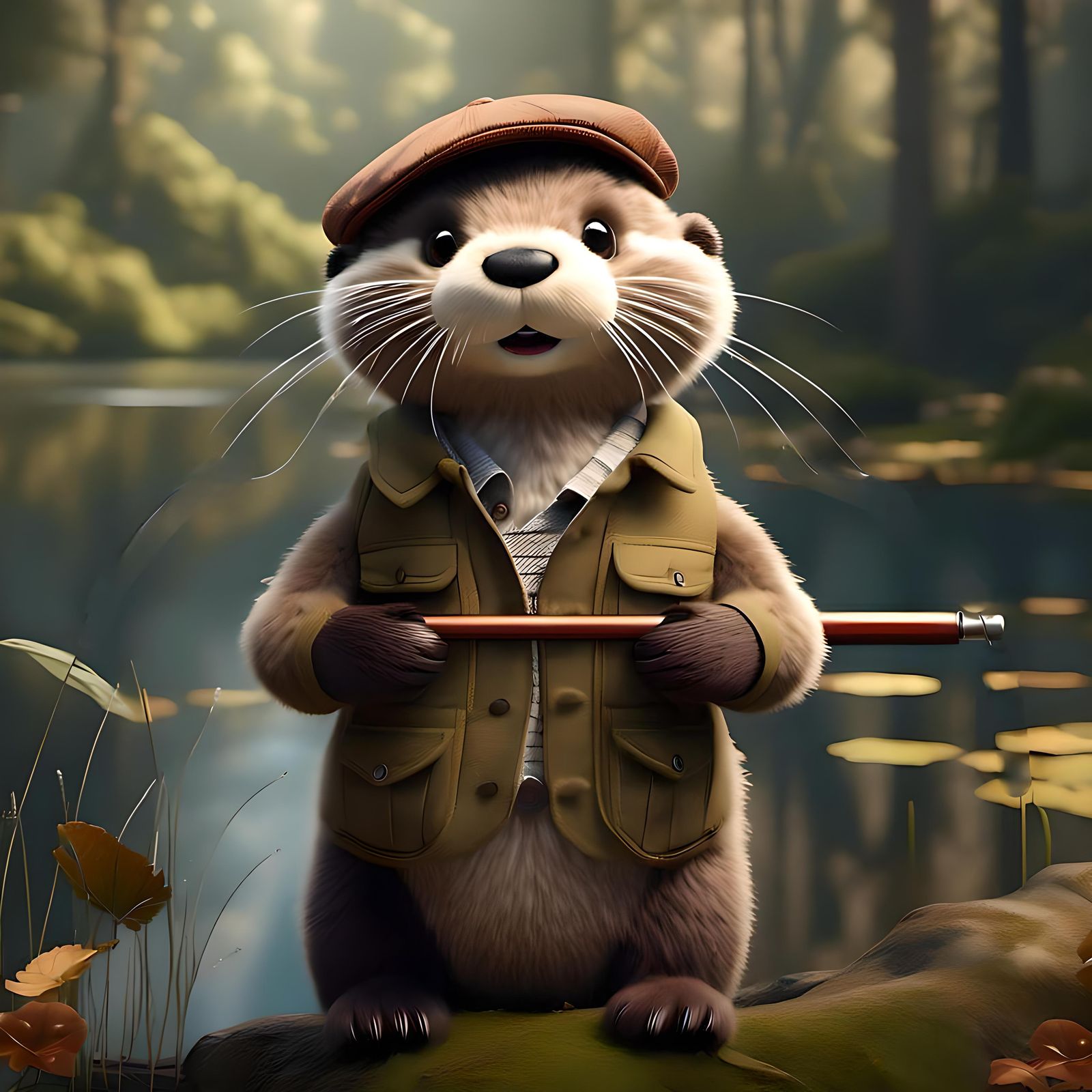 The Little Otter’s Nature Walk - Stuffed Animal