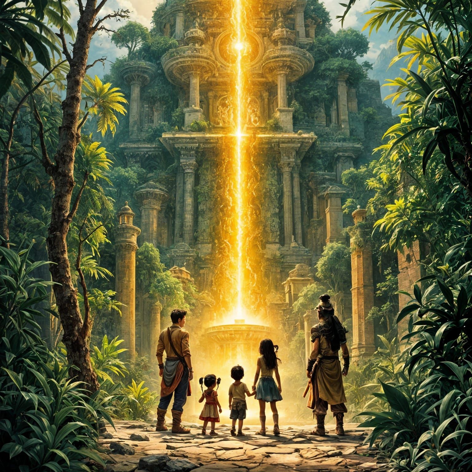 Mysterious Cities of Gold: Retro Animation Art