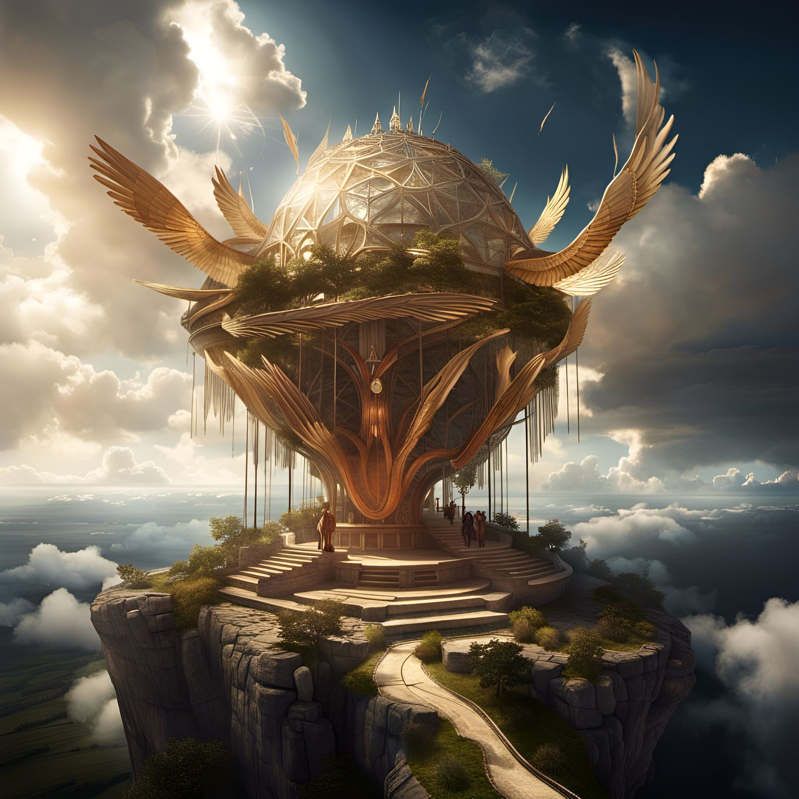 Astraia: Divine Installation in the Sky