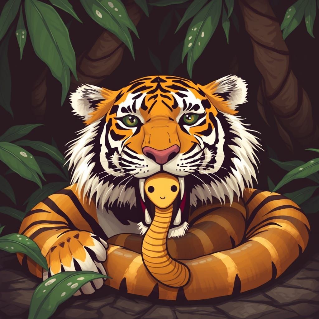 A Tiger's Lament in the Jungle