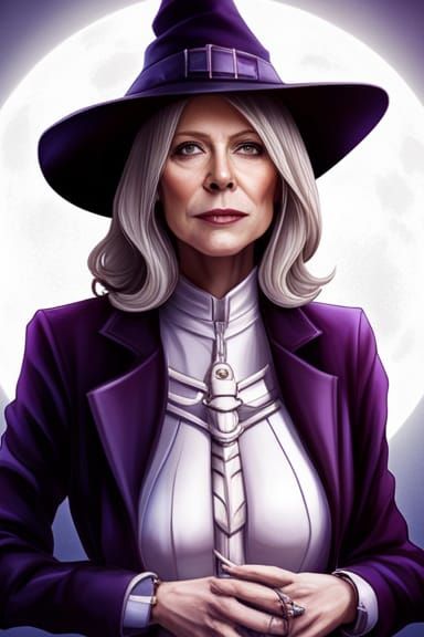 Diane Keaton Futurism Witch