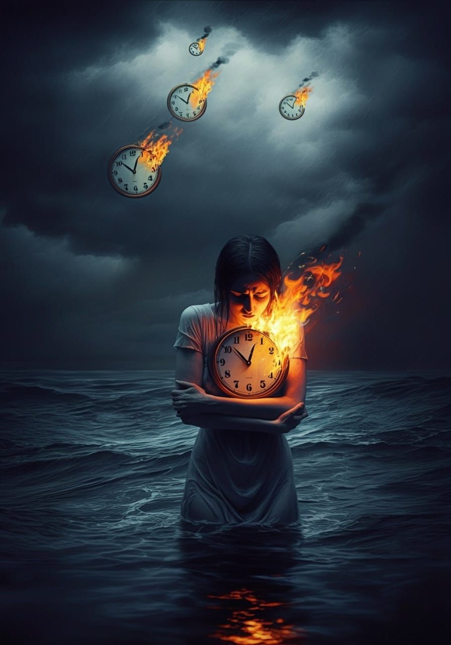 Time's Crushing Weight: A Woman Confronts the Destructive Po...