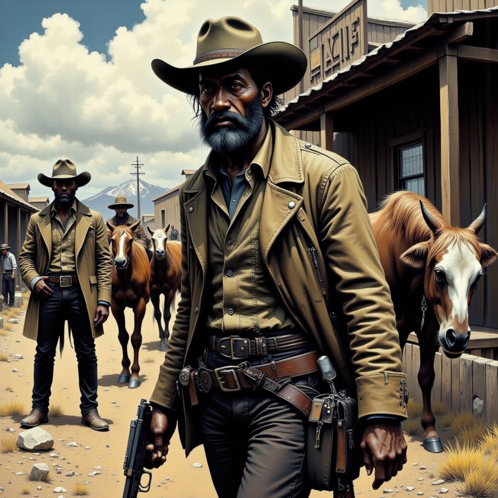 Doc Confronts Lyle in a Dramatic Old West Showdown