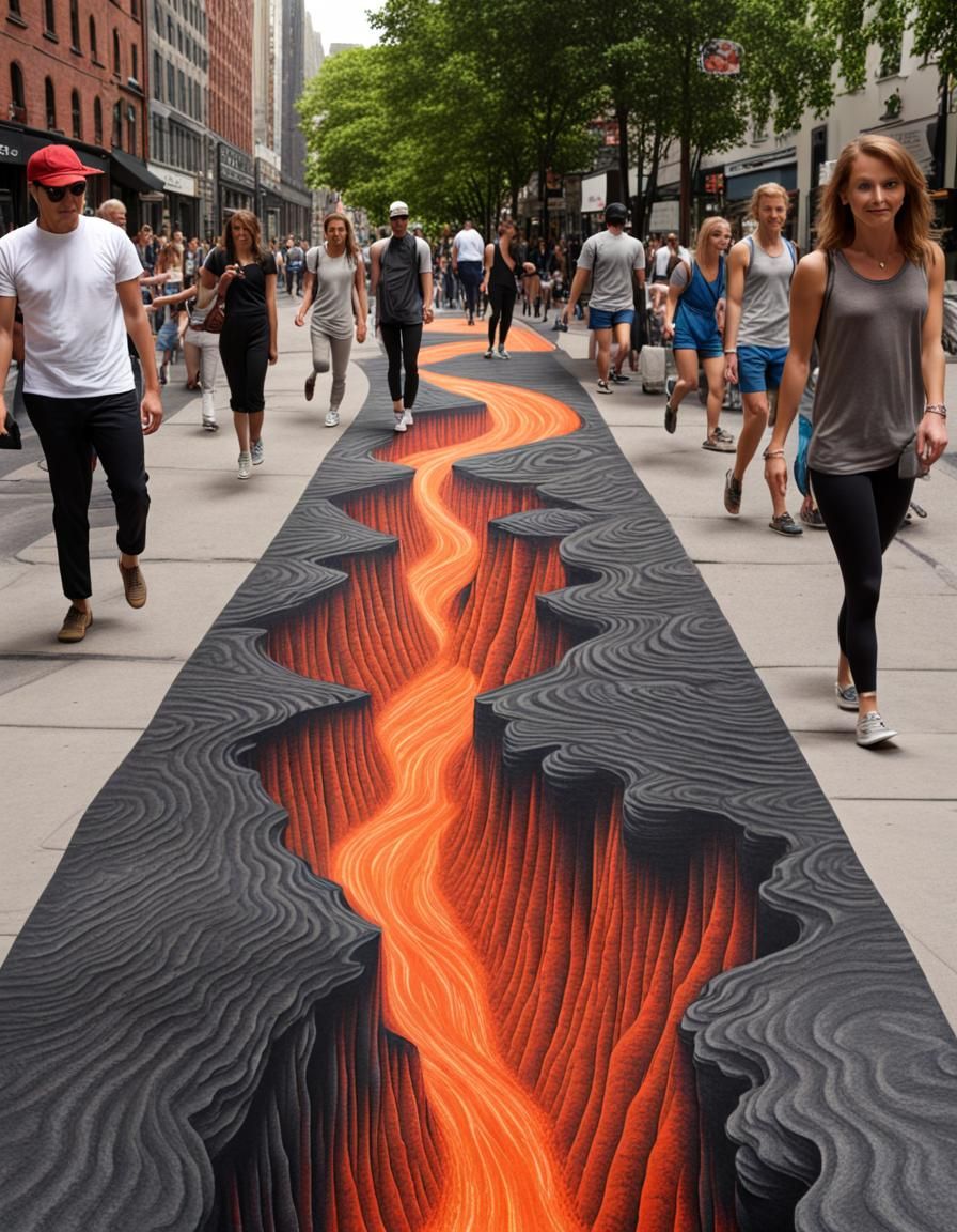 Lovely Lava in Chalk