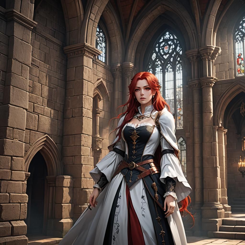 Red hair maiden