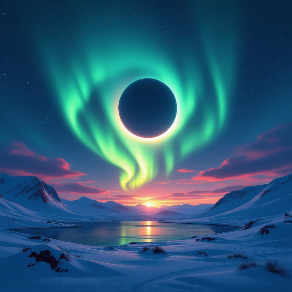 In northern skies, especially Norway, the eclipse may unfold...