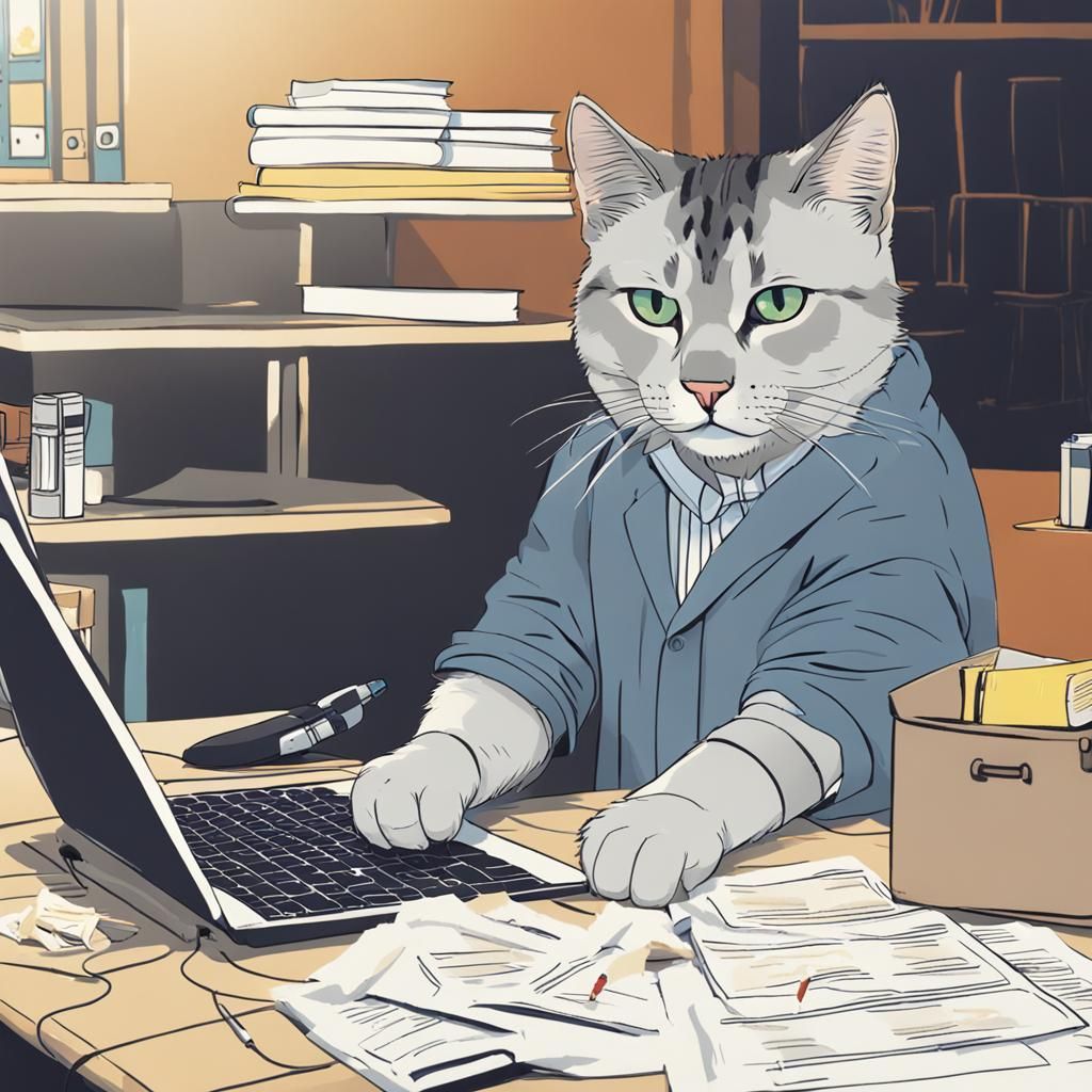 Assignment Overload: Data, Cat, and Long Hours