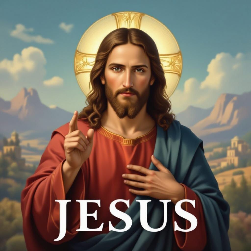 Iconic Image of Jesus Christ