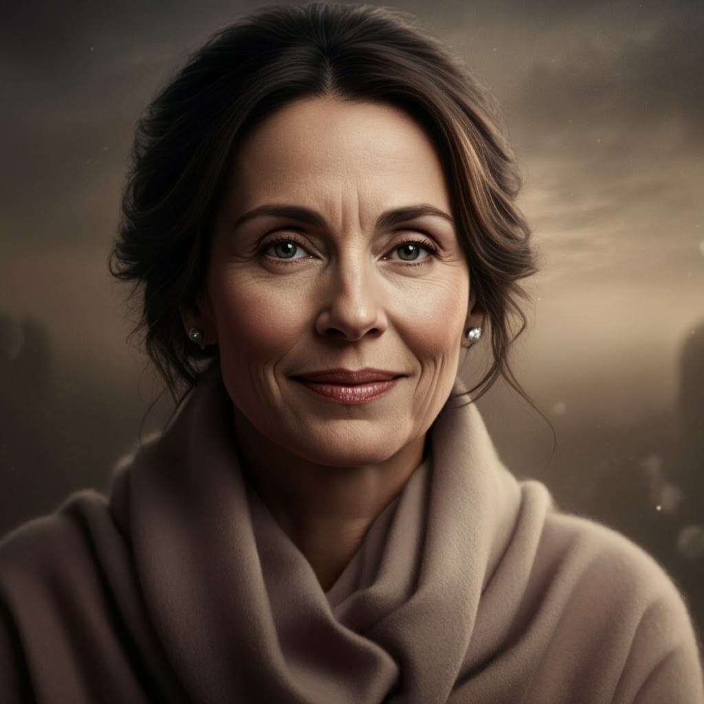 Mother in Hyperrealistic Portrait