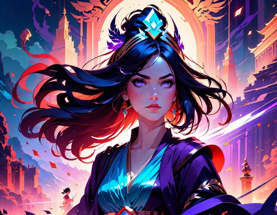 Goddess in the Style of Hades Game