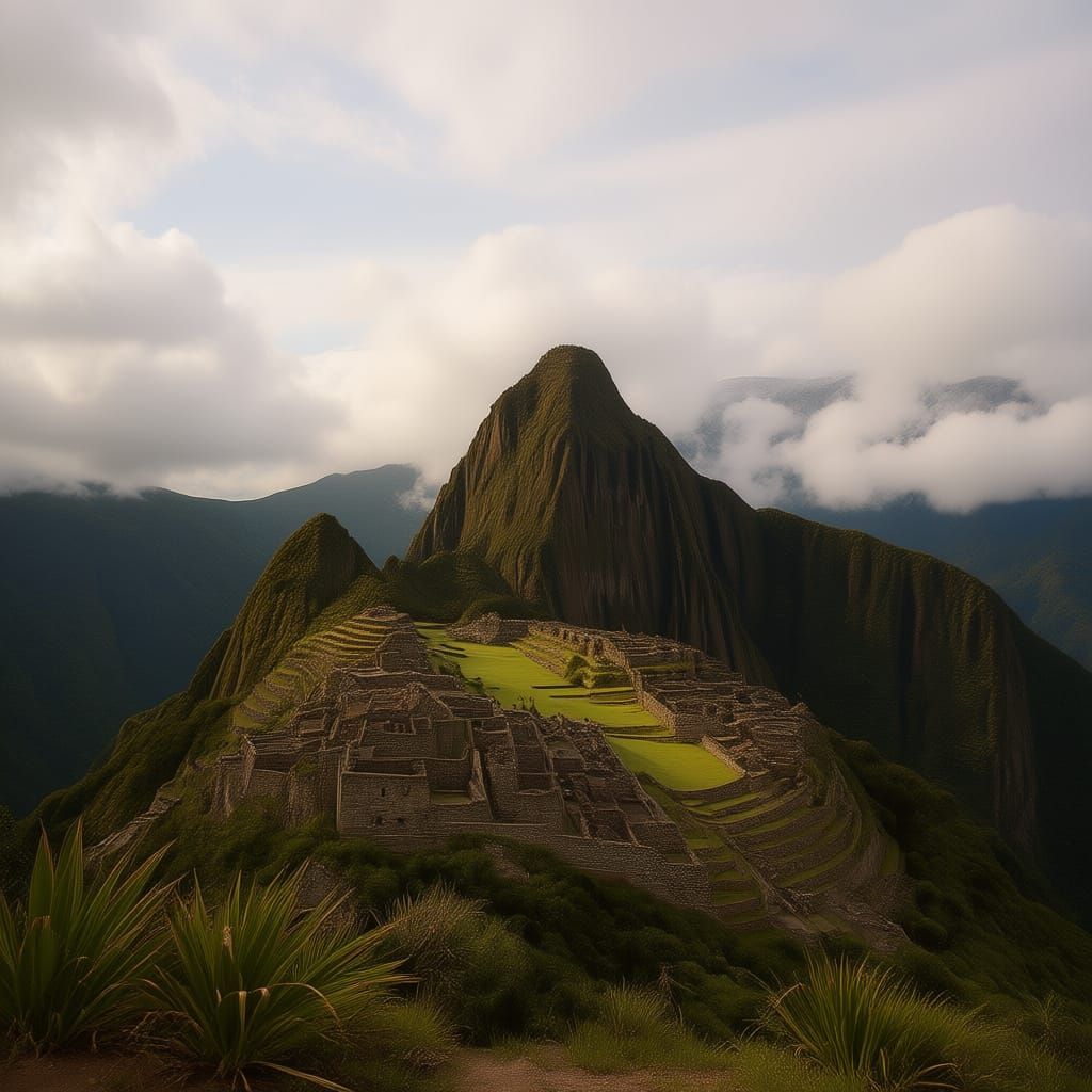 Majestic Inca Ruins in South America