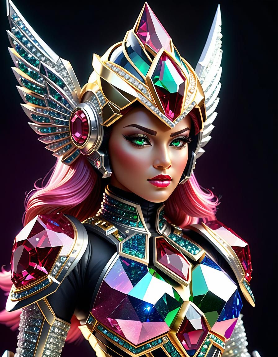 Crystallographic Space Warrior in Isometric View