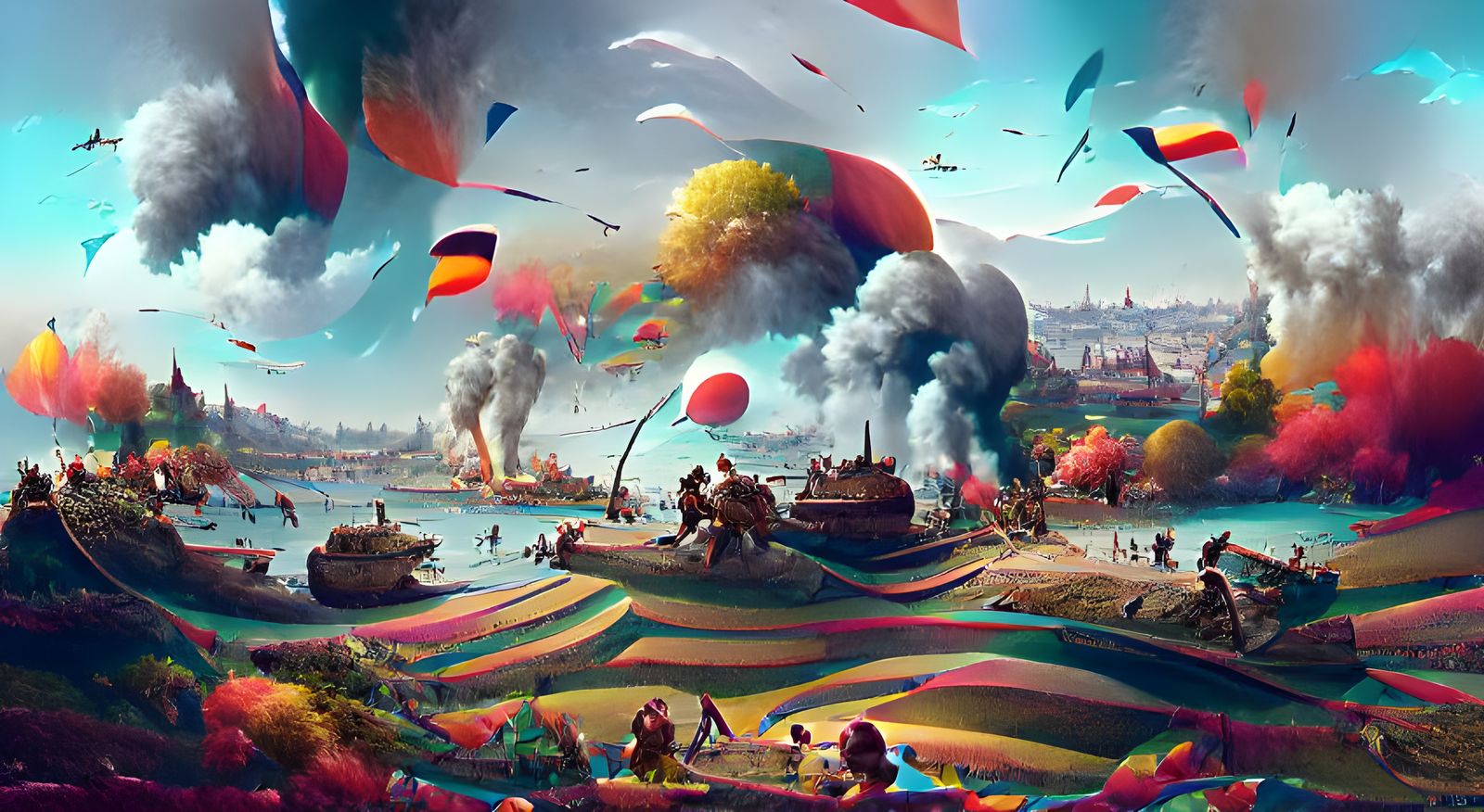 World War 2 Panorama in Detailed 8K