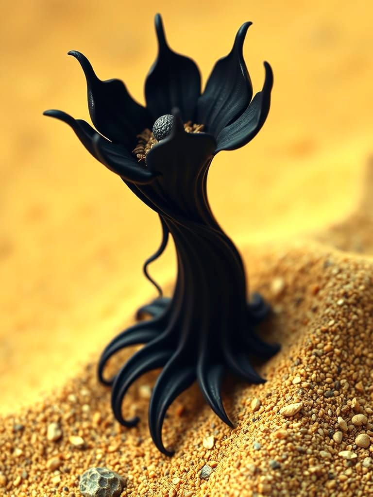 Ethereal Desert Bloom in Fractal Bloom