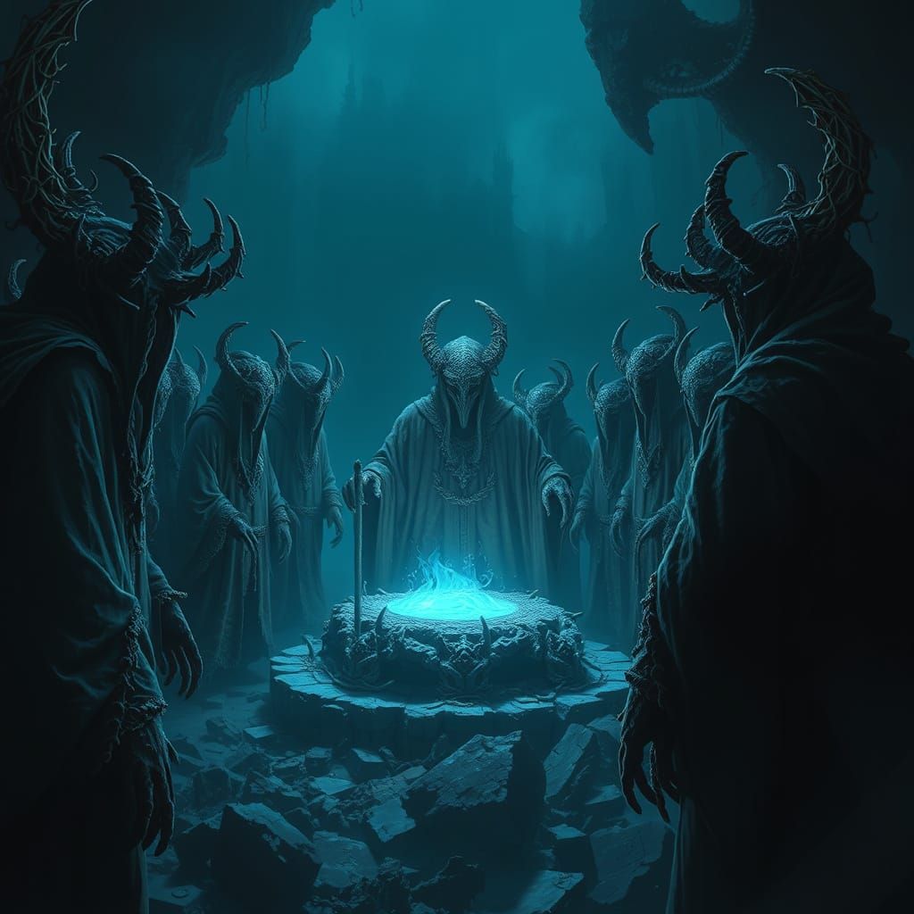 Eldritch Mariners Converge in Abyssal Depths