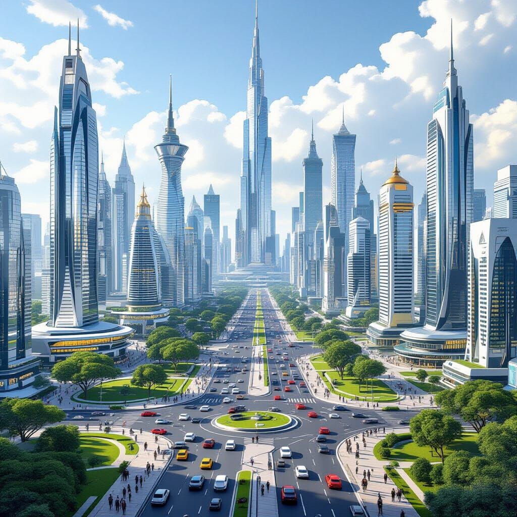 Thriving Metropolis: Afrofuturistic Vision of a Modern Afric...