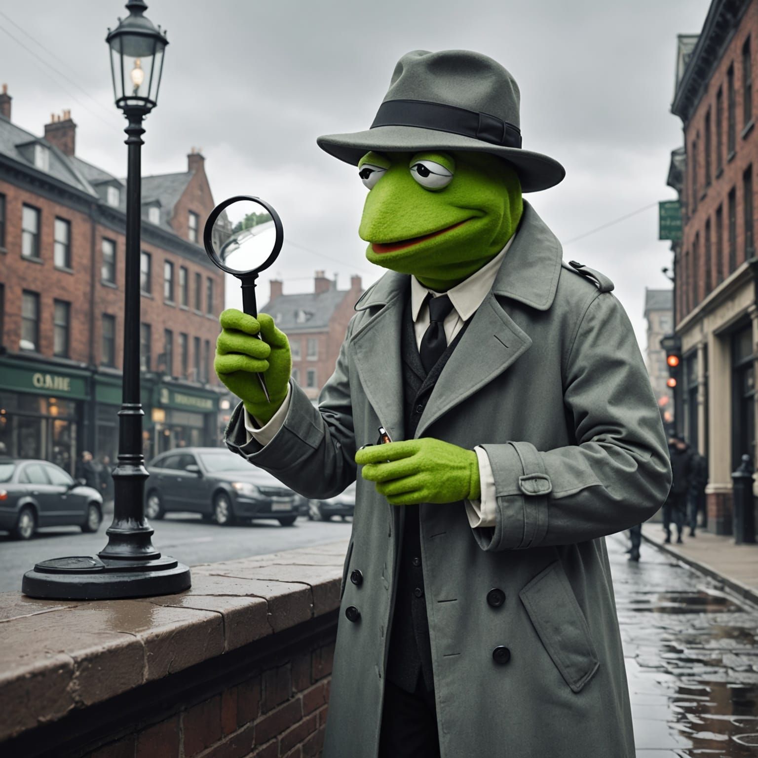 Kermit the Frog Investigates a Crime Scene