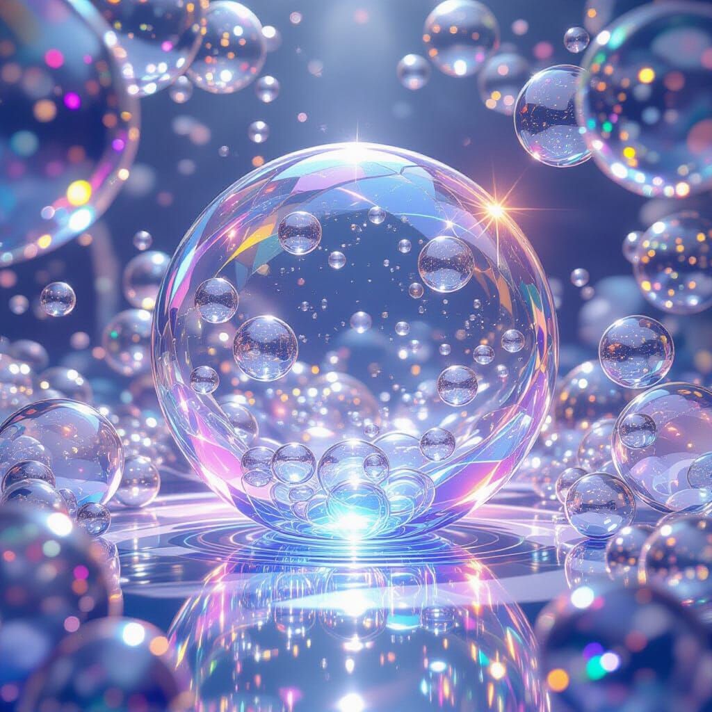 Ethereal Bubble Sculpture Inspired by Digital Artists