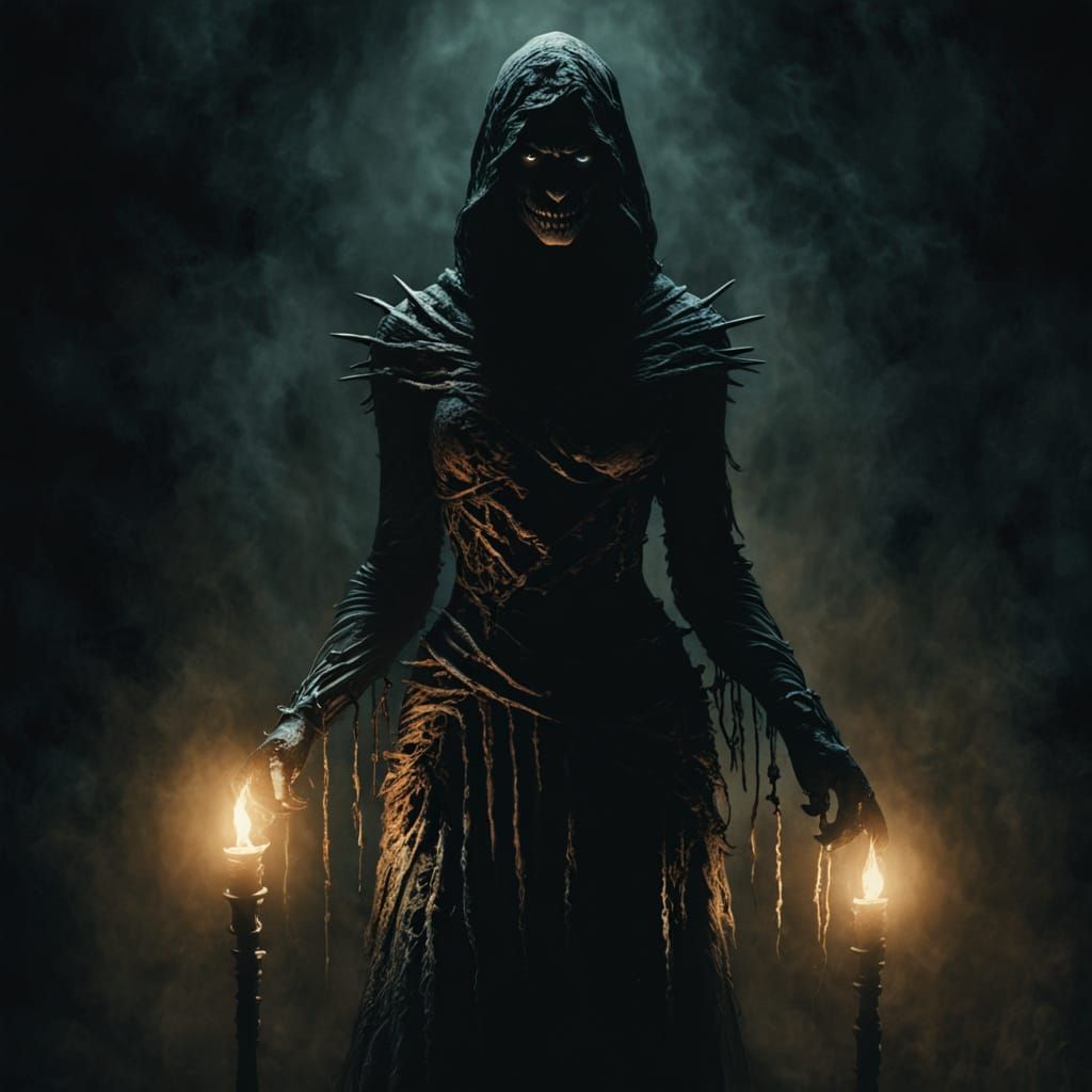 Ominous Figure in Dark Fantasy Art