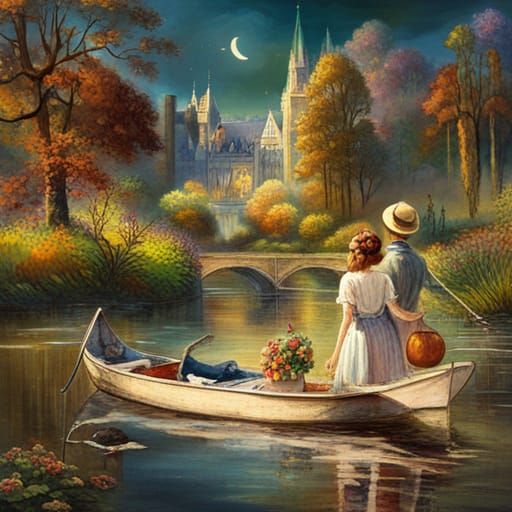 Surreal Halloween Dreamscape of Bizarre Imagery