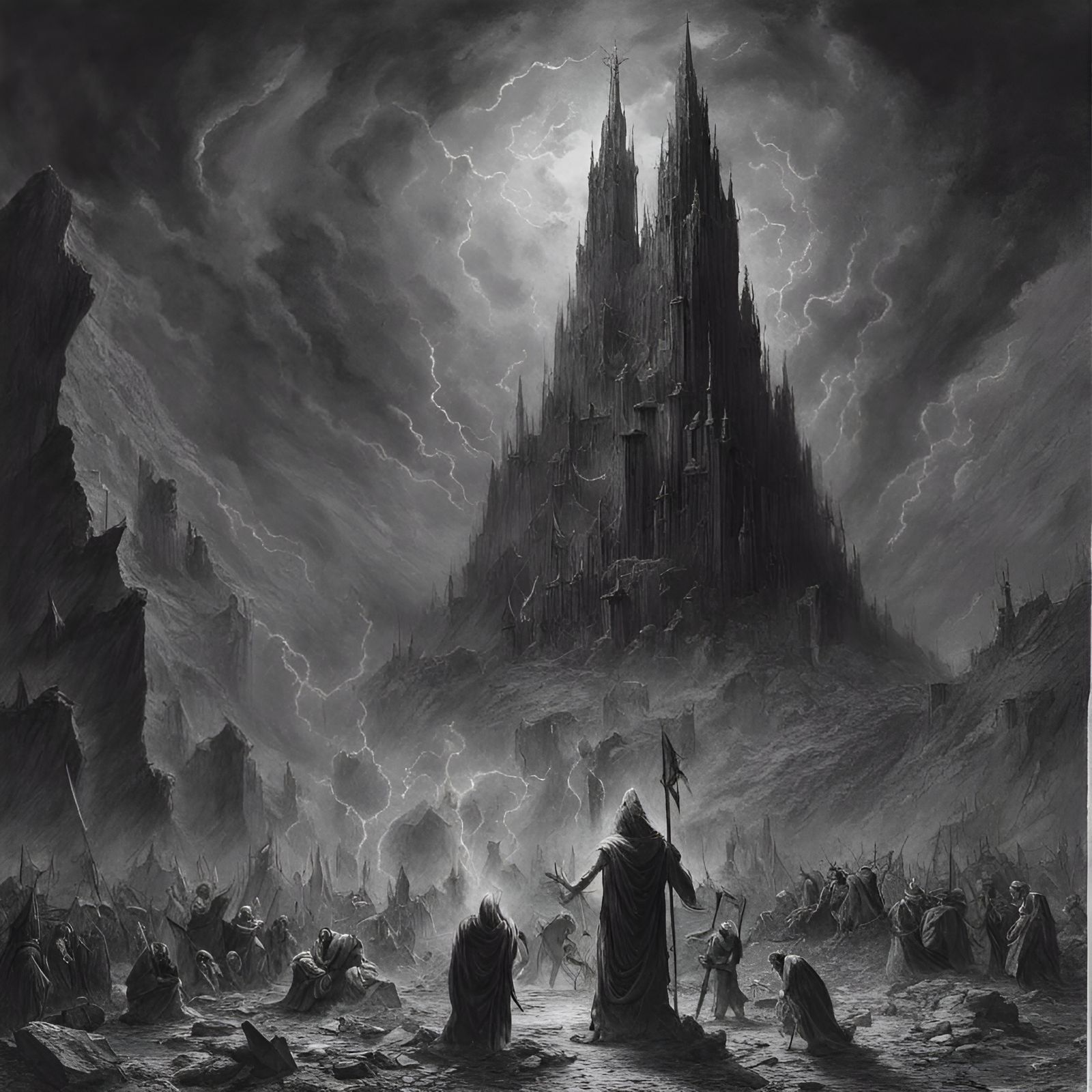 Sodom and Gomorrah Destroyed: Heavy Metal Cover Art