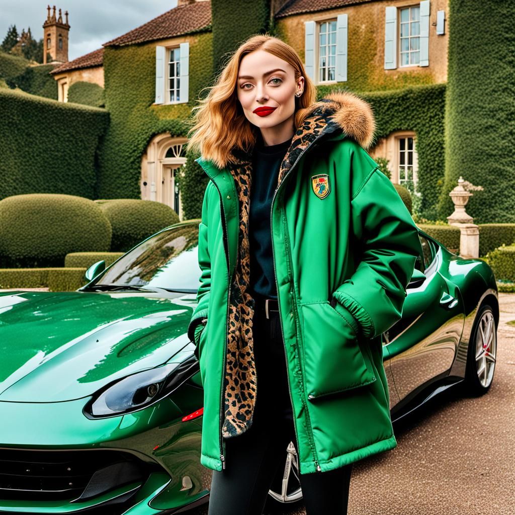 Hyperrealistic Slytherin Fashion Photo in 8k