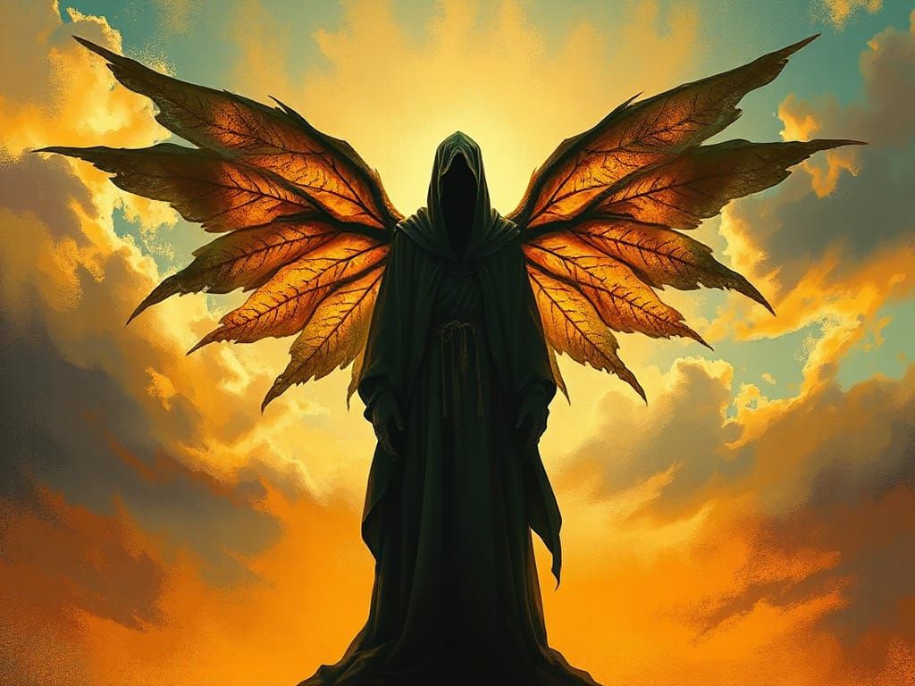 Majestic Forest Spirit in Autumnal Fantasy Style