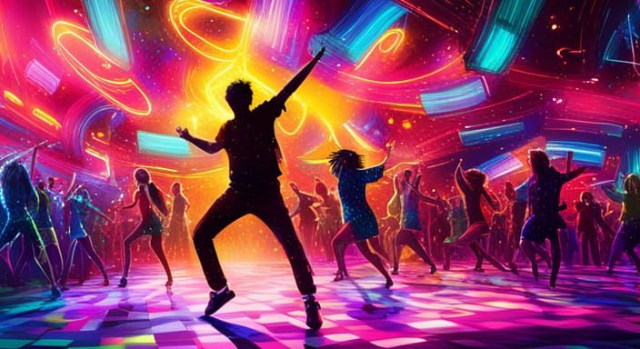 Ibiza Nightclub Partygoer in Kiltro Art Style