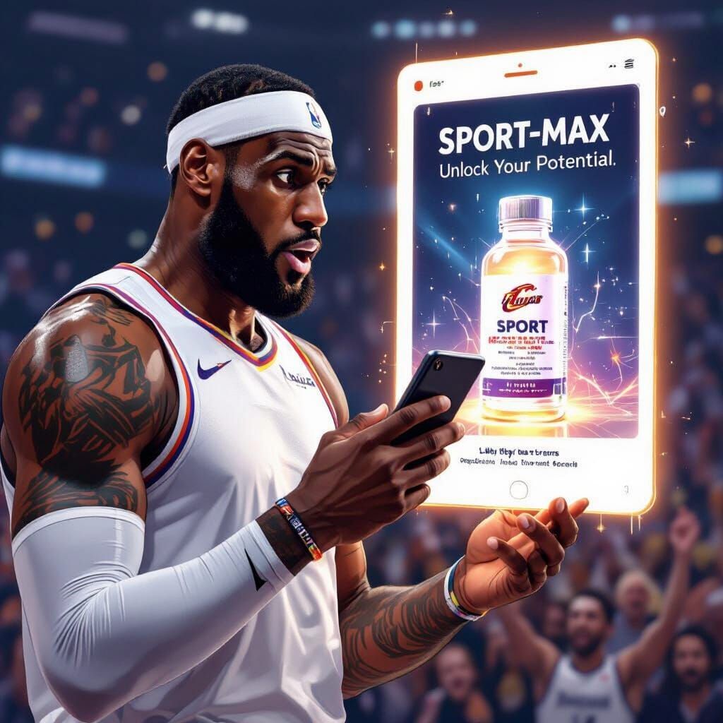 Lebron James Shocked by Sport-Enhancing Ad