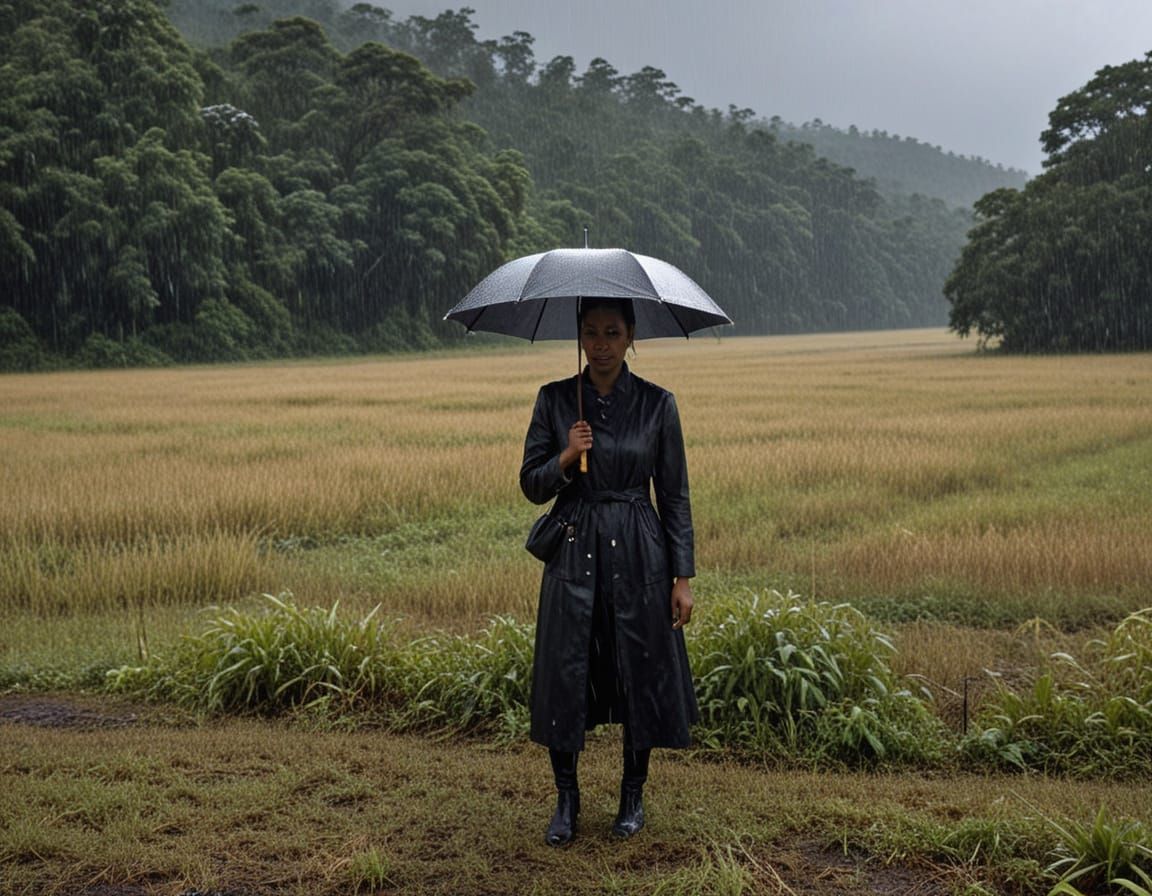 Mysterious Keyhole Portal in the Eye of a Turbulent Rainstor...