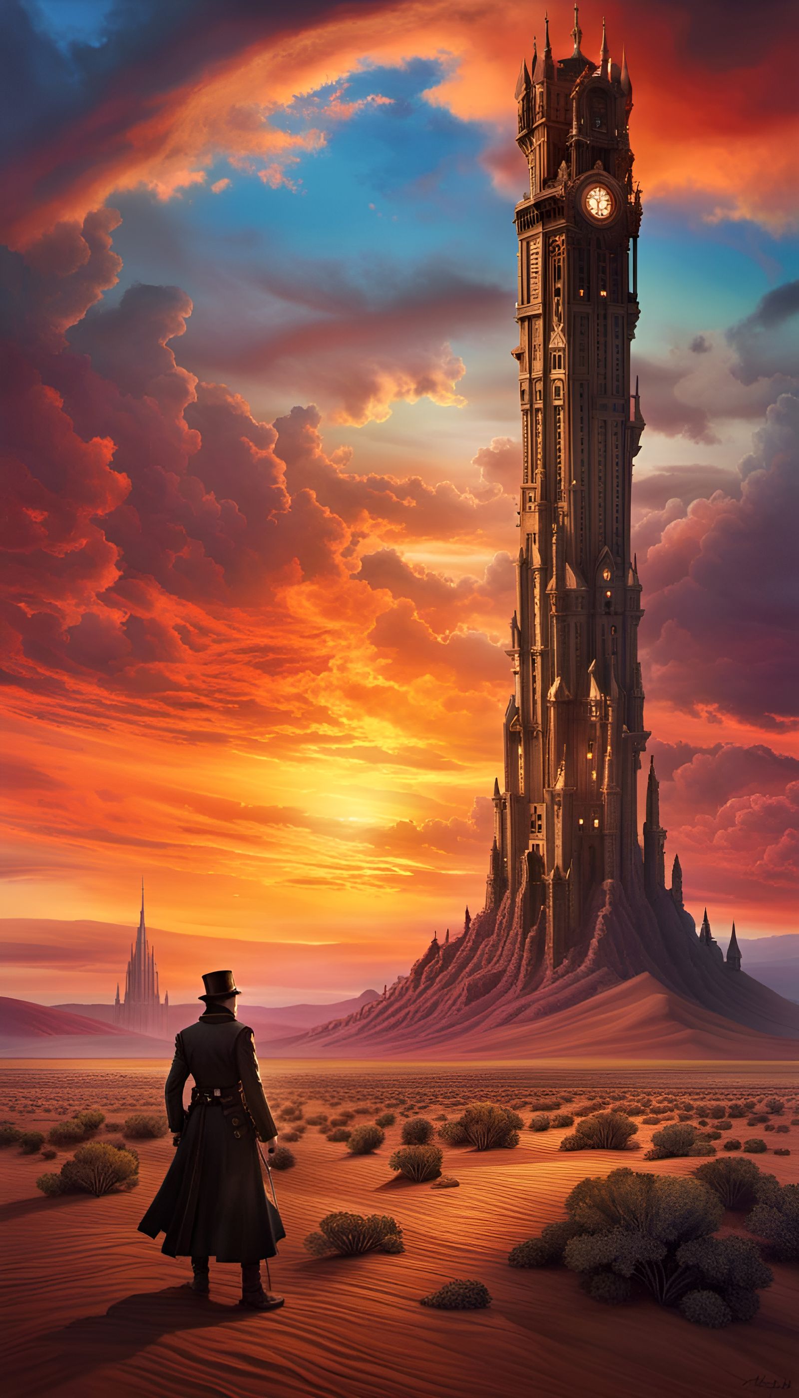 Clockwork Tower at Sunset Mesa