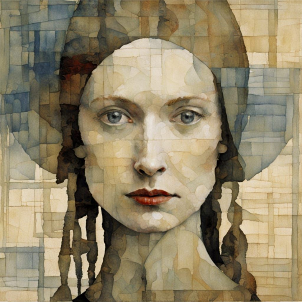 Elegant Arnolfini Portrait in Oil Painting Style