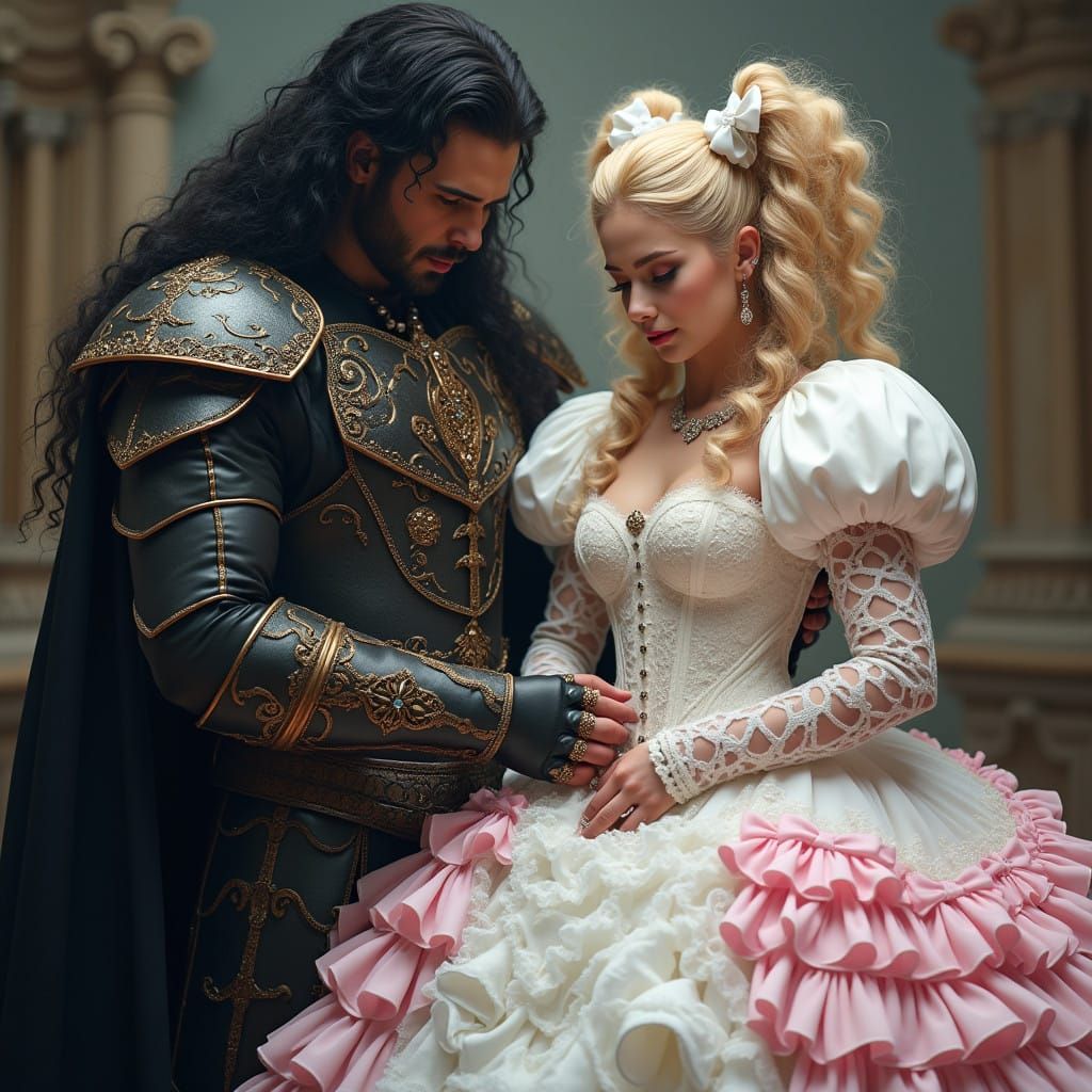 Regal Demon King Weds Sweet Sissy Princess in Whimsical Unio...