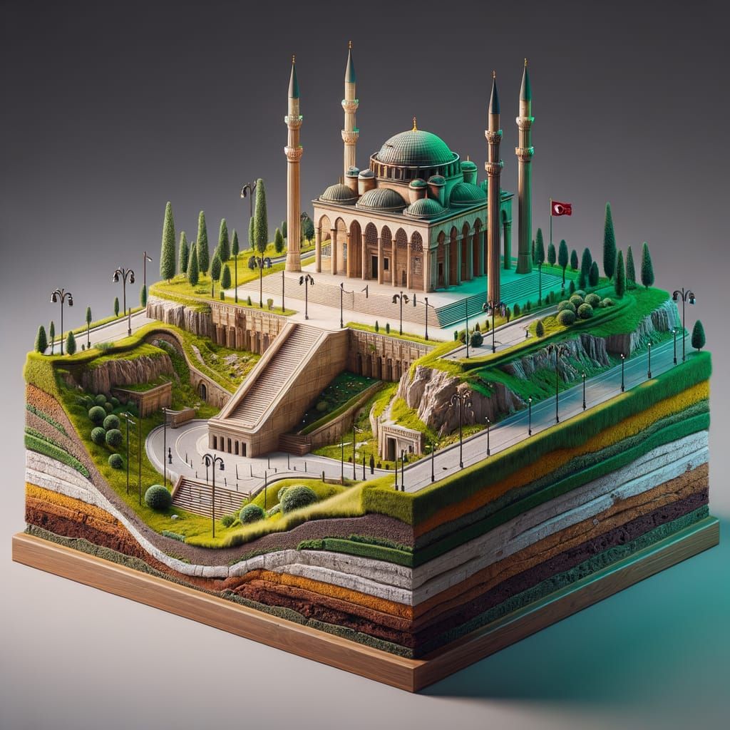 Anıtkabir Diorama: Hyper-Realistic 3D Model in Ankara