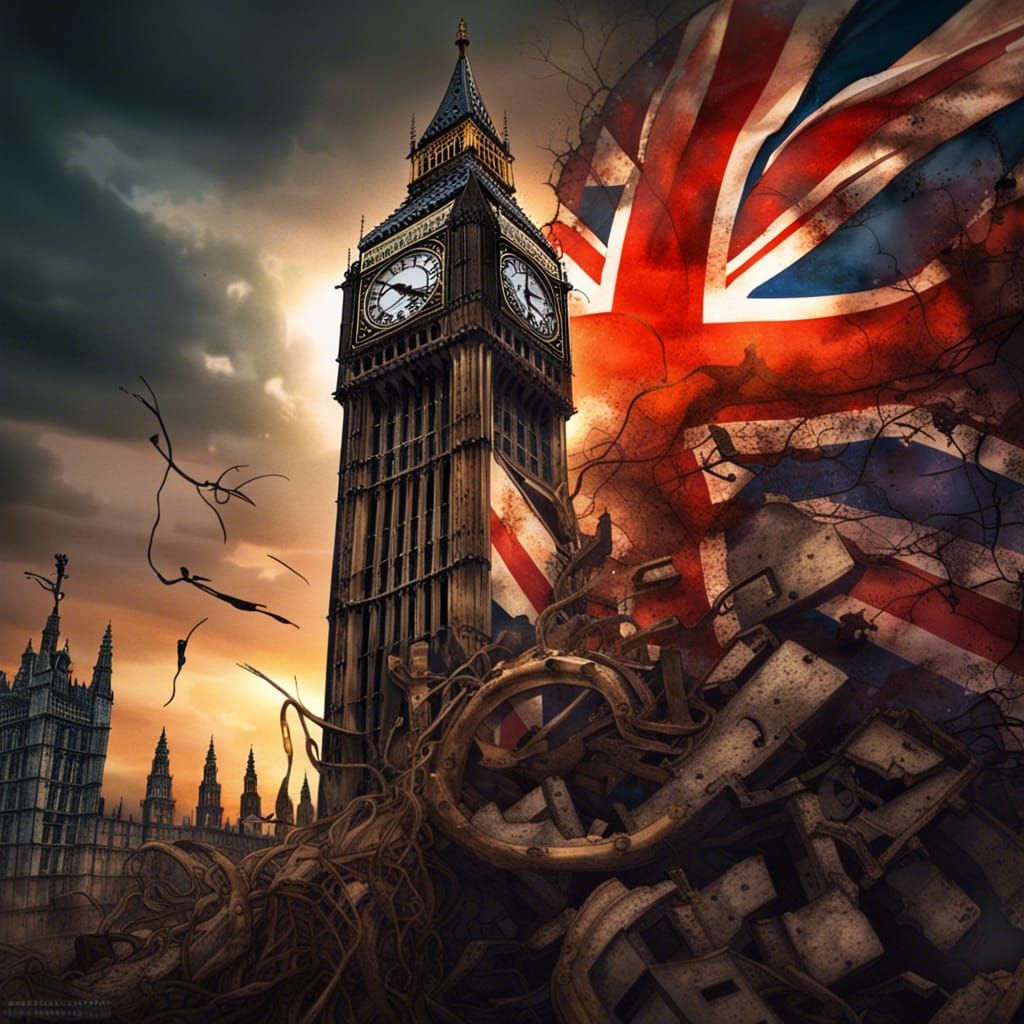 Post-Apocalyptic London: Big Ben in Ruins