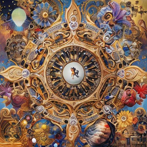 Surreal Minoan Figure in CGI Style