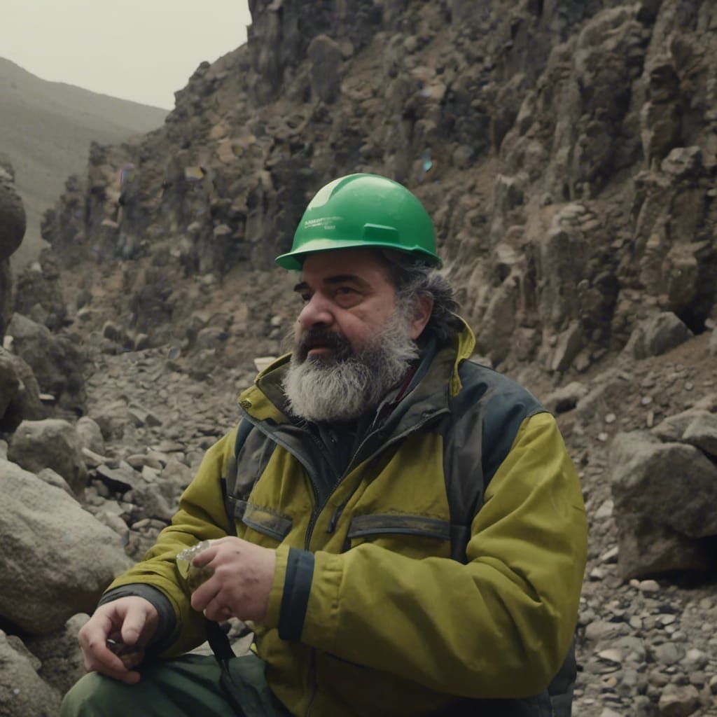 Italian Geologist Celebrates in Tuscan Landscape
