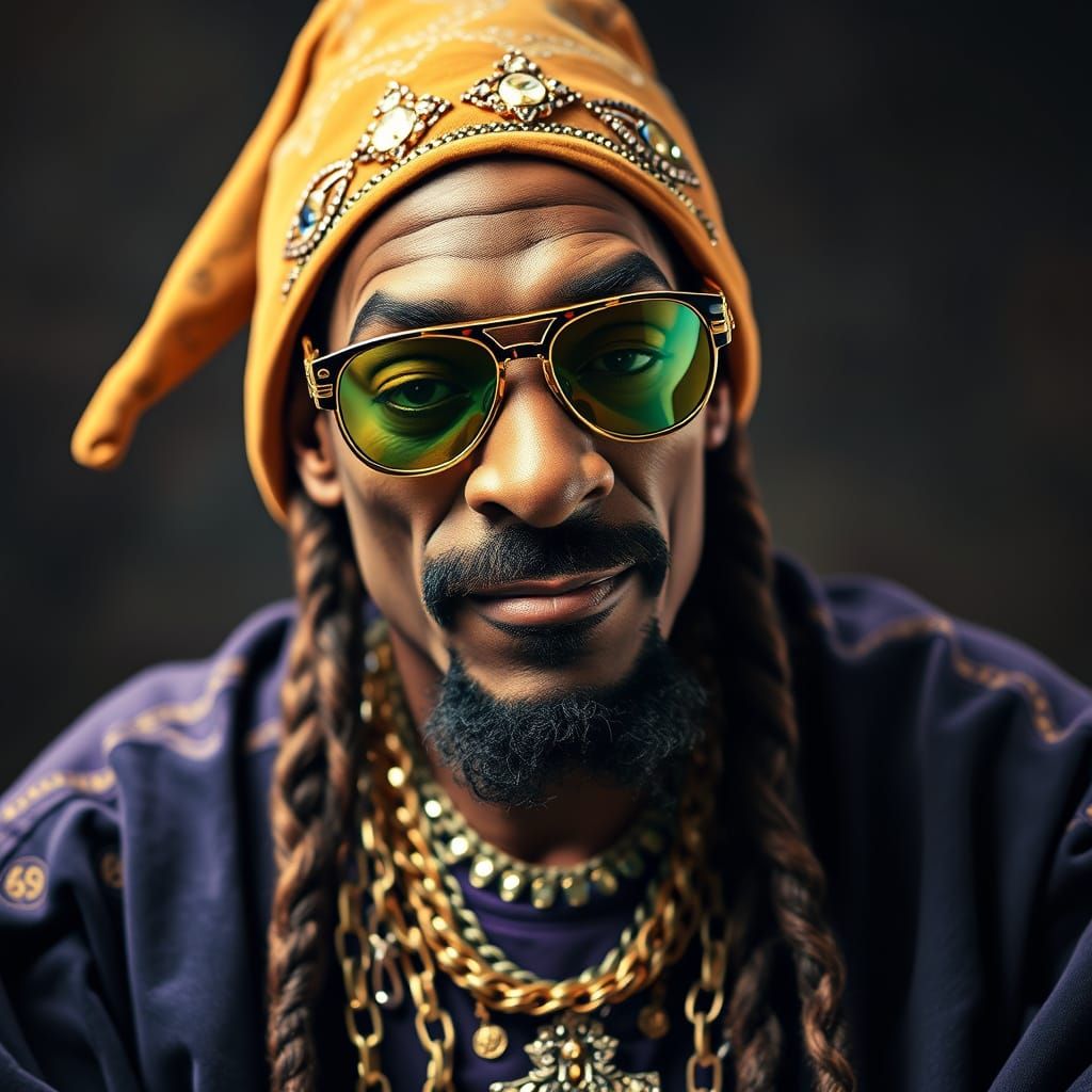 Magical Hip Hop Wizard with Bling