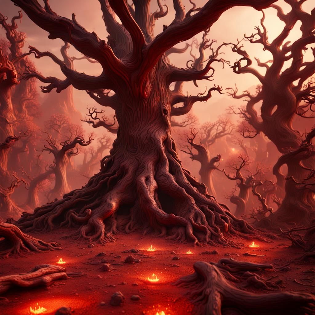 Chocolate Trees in Hell: Fantasy Concept Art