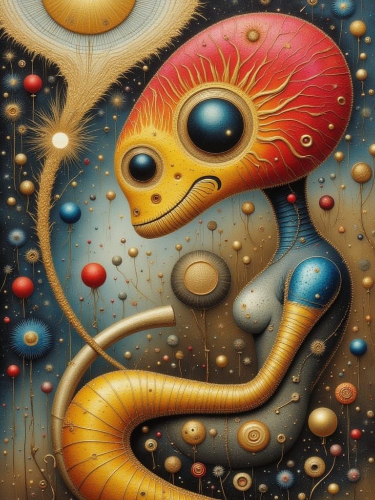 Whimsical Dream Creature with a Twist