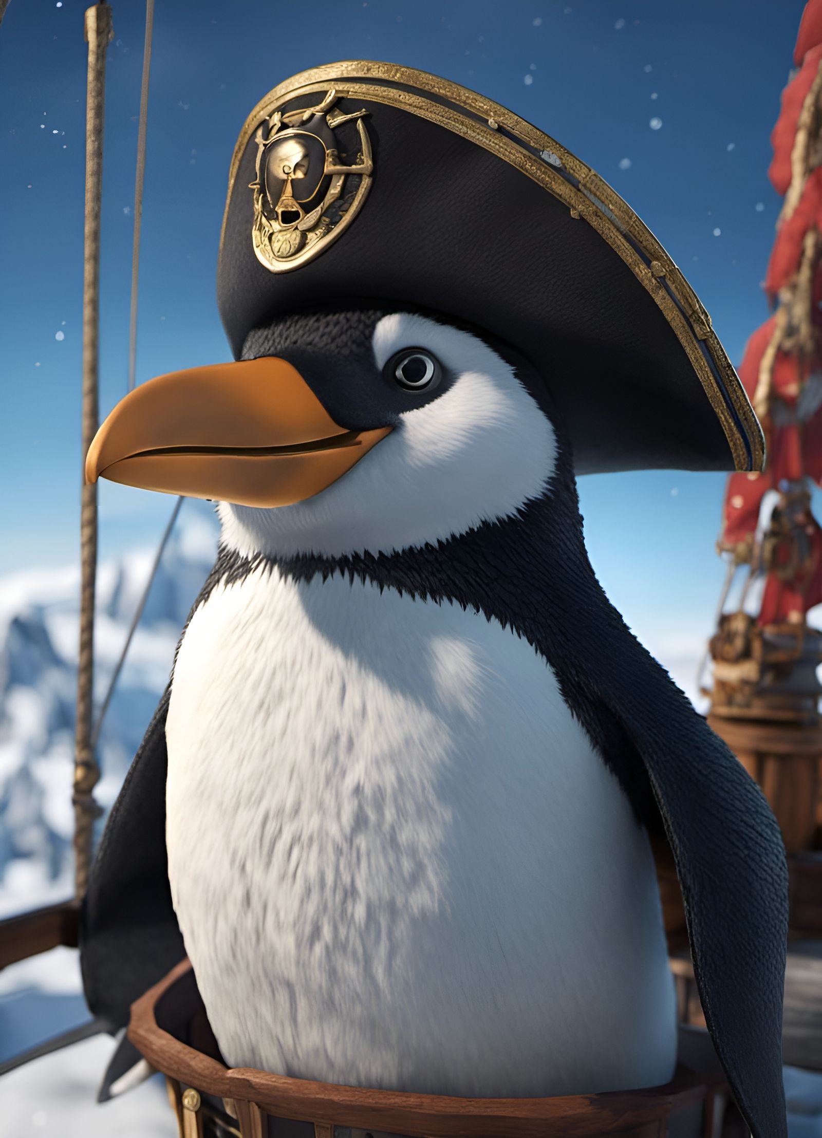 Captain Blackfeather, scourge of the southern seas