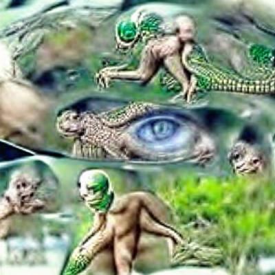 Reptilian humanoids living inside earth